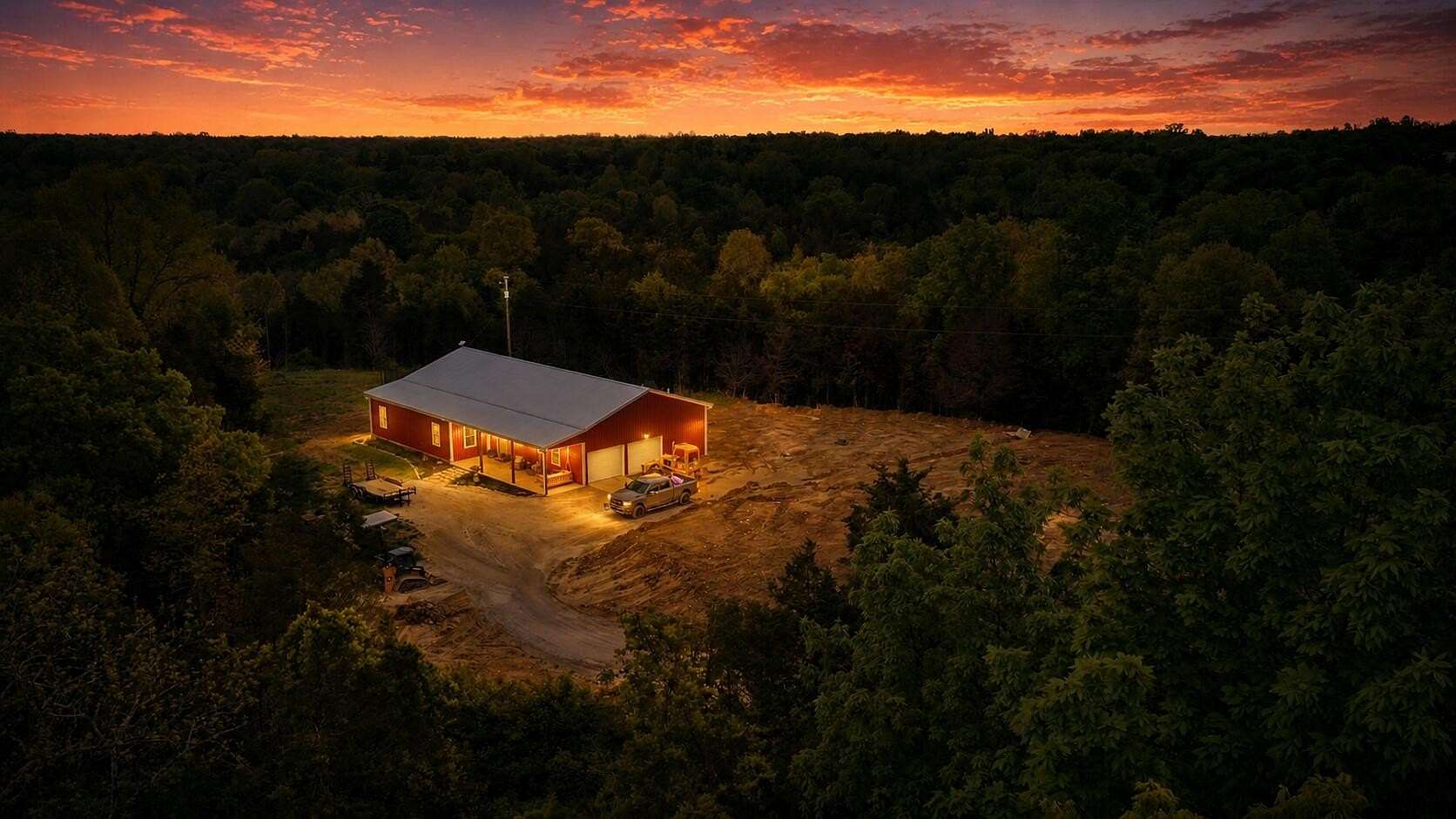 20 Acres of Recreational Land with Home for Sale in Carlisle, Kentucky