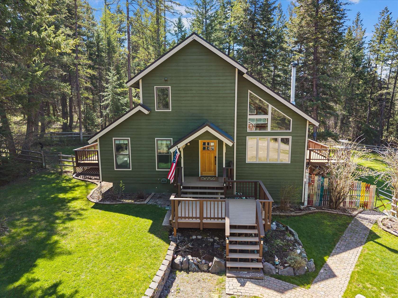 4.57 Acres of Land with Home for Sale in Whitefish, Montana