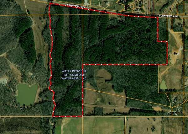 117 Acres of Land for Sale in Bruce, Mississippi