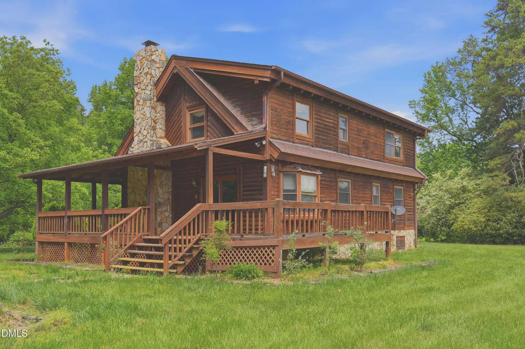 7.28 Acres of Land with Home for Sale in Snow Camp, North Carolina