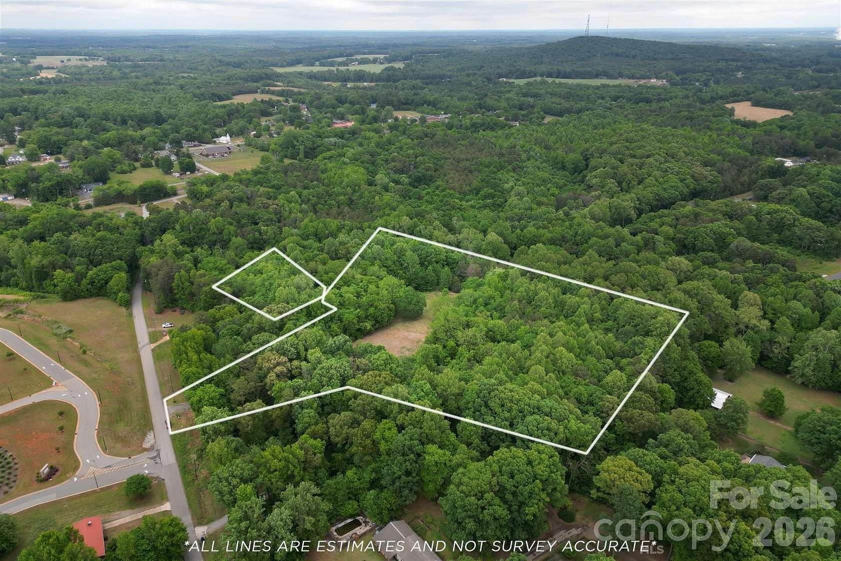 10 Acres of Residential Land for Sale in Cleveland, North Carolina