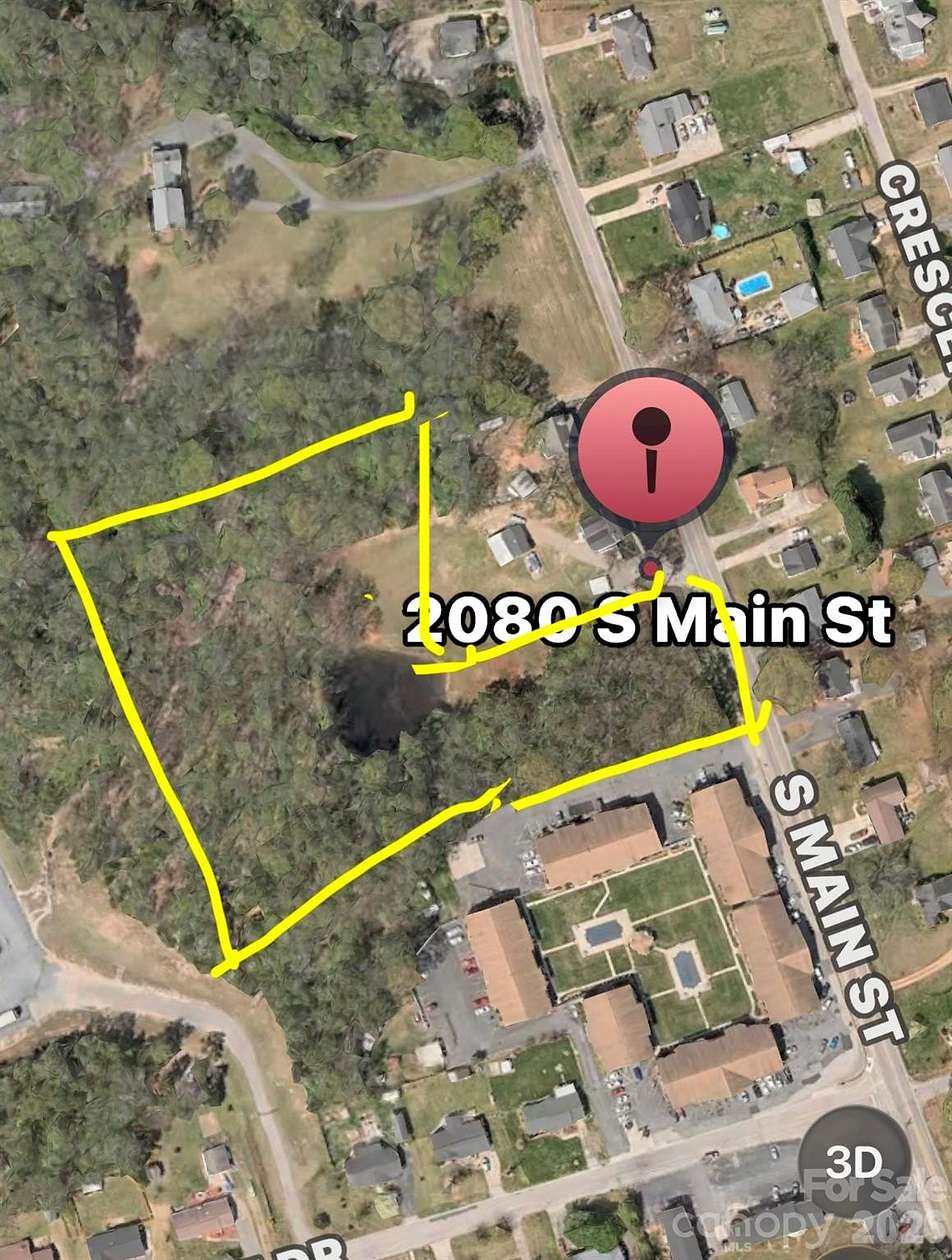 5 Acres of Residential Land for Sale in Kannapolis, North Carolina