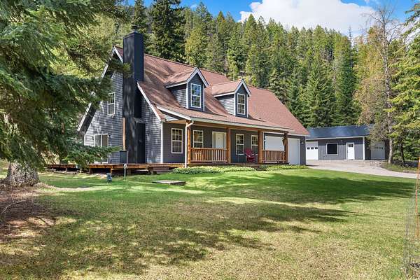 10 Acres of Recreational Land with Home for Sale in Lakeside, Montana