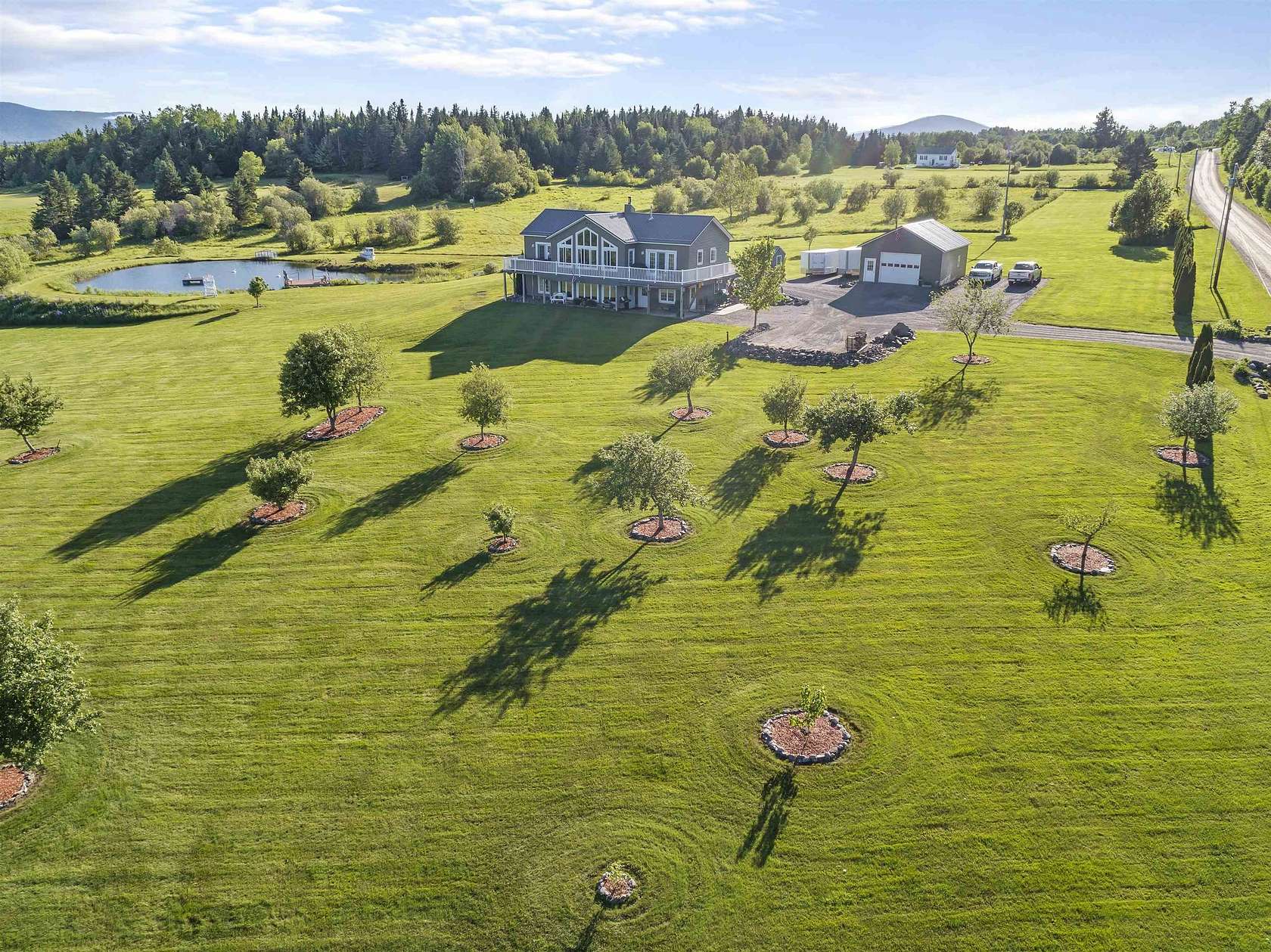 7.13 Acres of Land with Home for Sale in Colebrook, New Hampshire