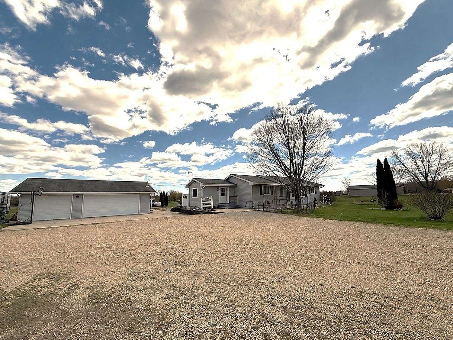 5 Acres of Land with Home for Sale in Manawa, Wisconsin