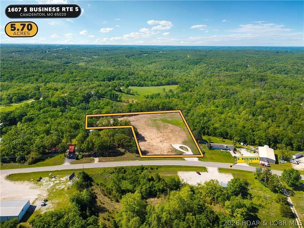 5.7 Acres of Mixed-Use Land for Sale in Camdenton, Missouri