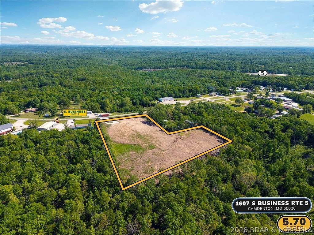 5.7 Acres of Mixed-Use Land for Sale in Camdenton, Missouri
