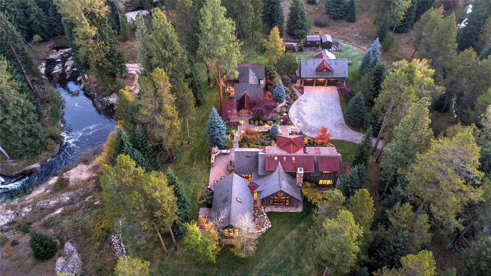 20.3 Acres of Recreational Land with Home for Sale in Darby, Montana
