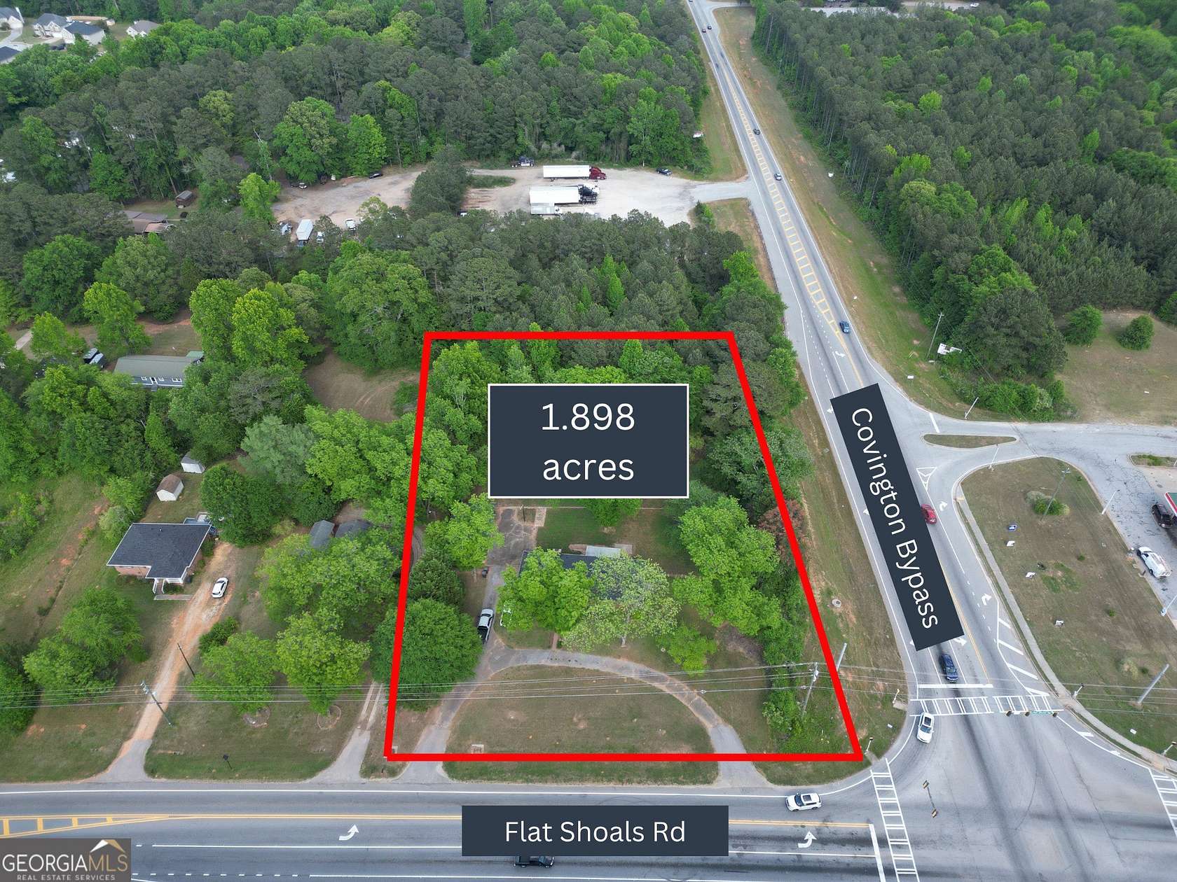1.9 Acres of Improved Mixed-Use Land for Sale in Covington, Georgia