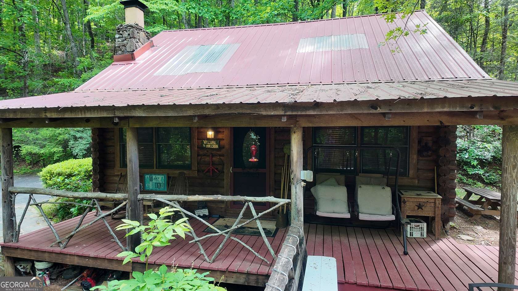 5.6 Acres of Land with Home for Sale in Helen, Georgia