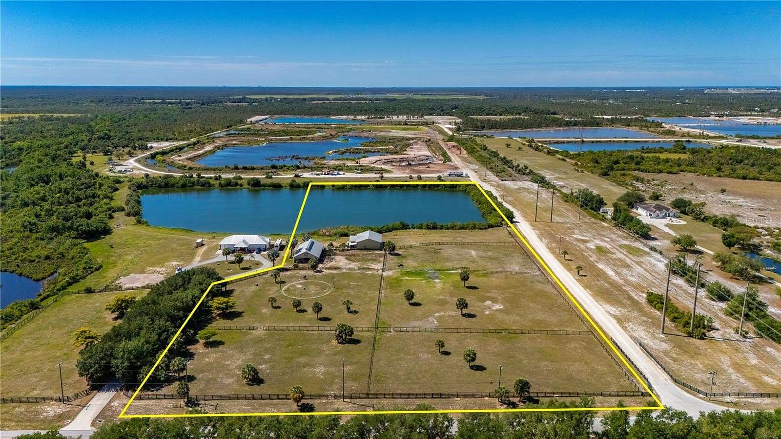 13.2 Acres of Land with Home for Sale in Punta Gorda, Florida