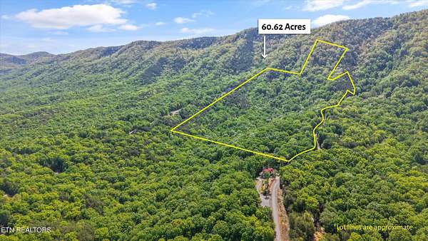 60.6 Acres of Recreational & Residential Land for Sale in Maryville, Tennessee