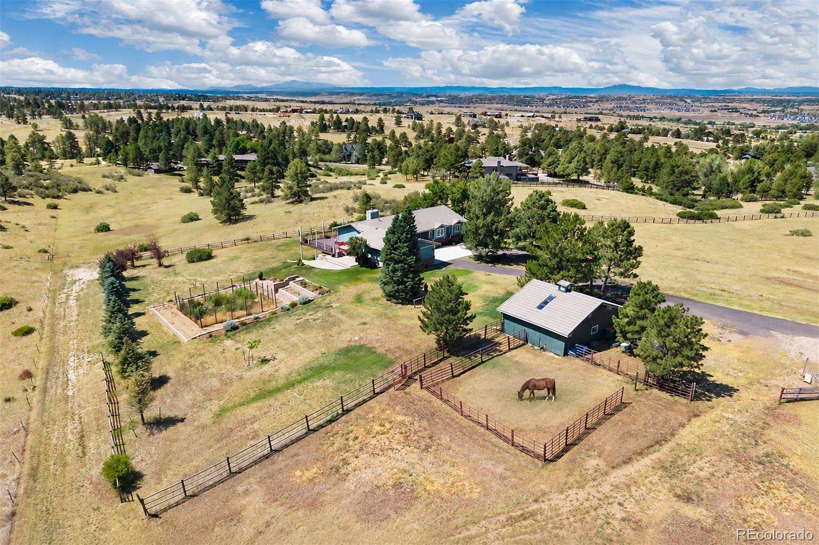 5 Acres of Land with Home for Sale in Parker, Colorado