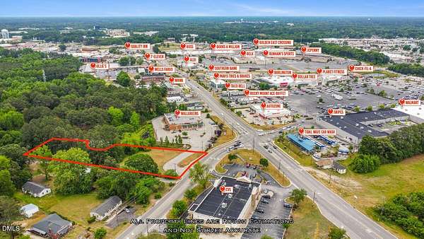 1.3 Acres of Commercial Land for Sale in Rocky Mount, North Carolina