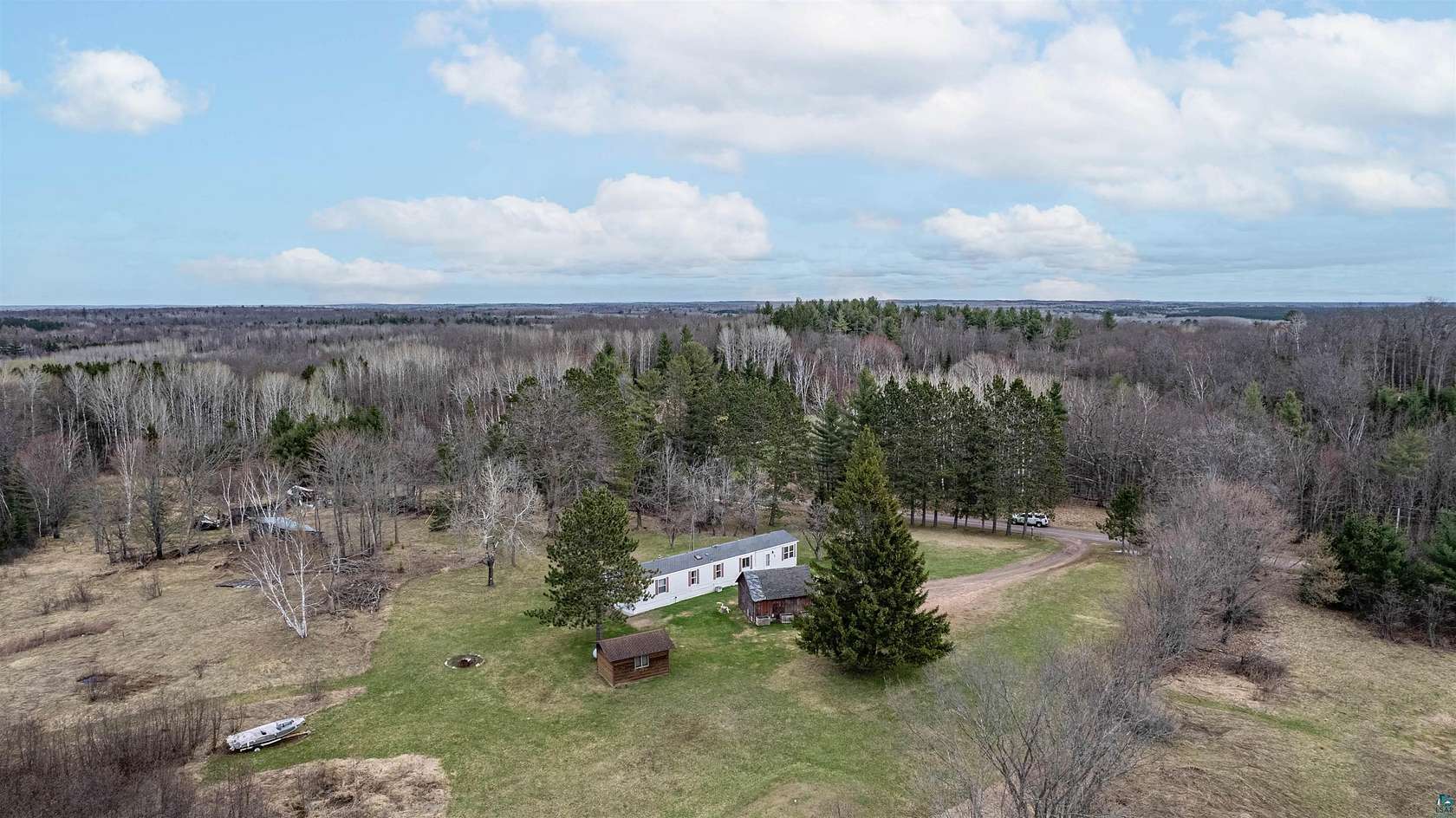 20 Acres of Land with Home for Sale in Lake Nebagamon, Wisconsin