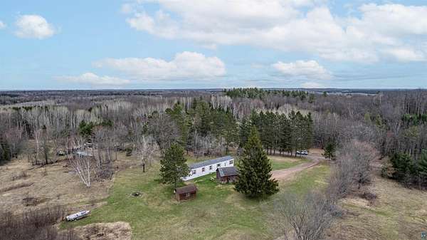 20 Acres of Land with Home for Sale in Lake Nebagamon, Wisconsin