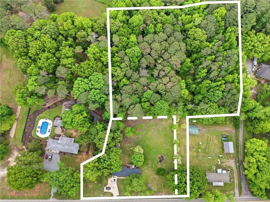 3.33 Acres of Land with Home for Sale in Canton, Georgia