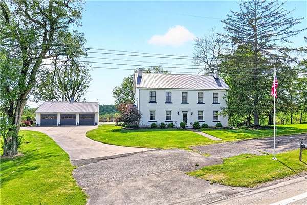 52 Acres of Agricultural Land with Home for Sale in Scenery Hill, Pennsylvania