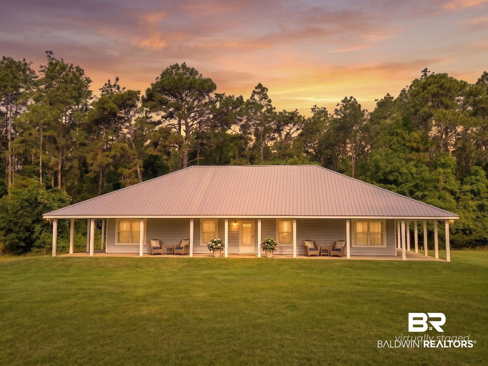 16.3 Acres of Land with Home for Sale in Robertsdale, Alabama