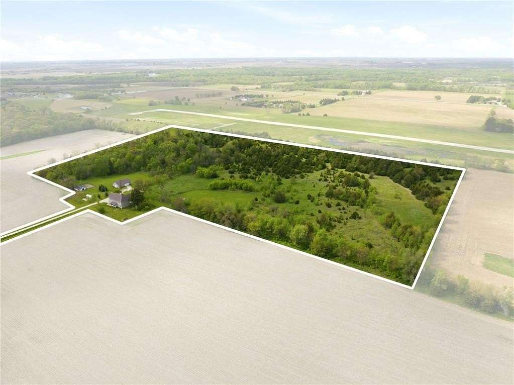 26.7 Acres of Recreational Land with Home for Sale in Vinton, Iowa