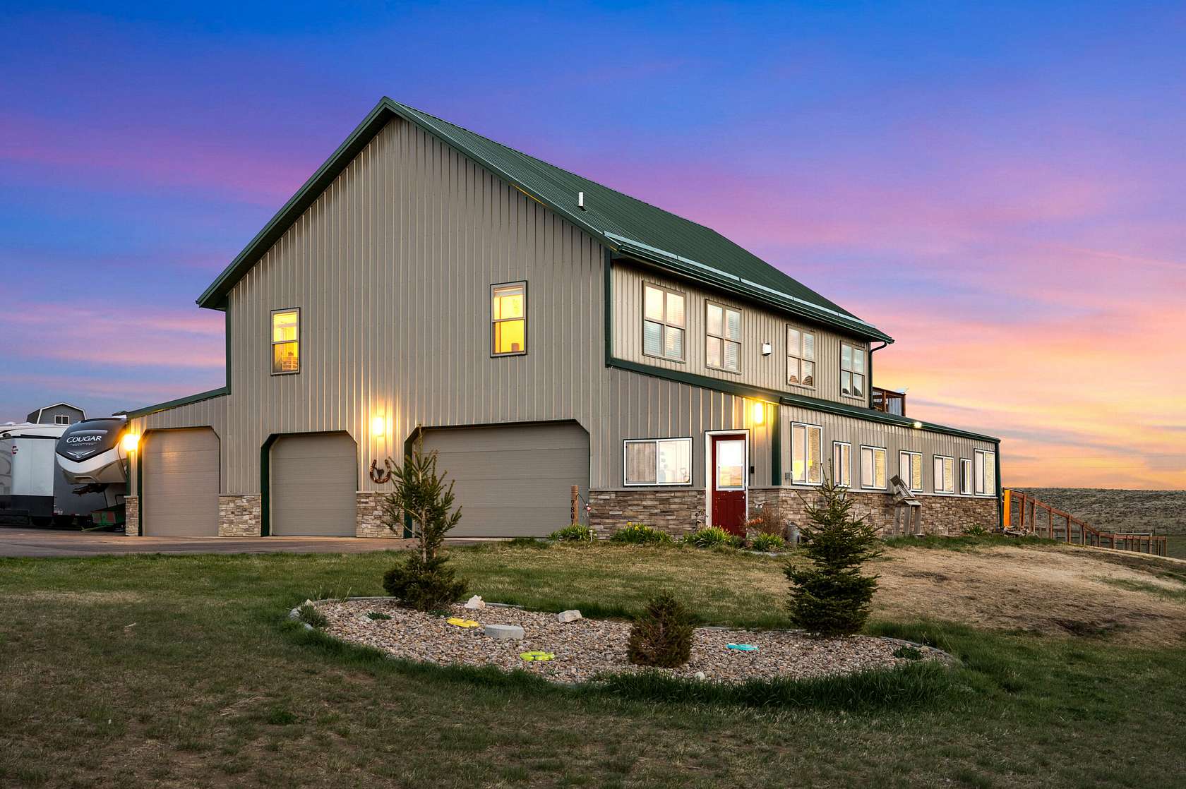5 Acres of Land with Home for Sale in Gillette, Wyoming