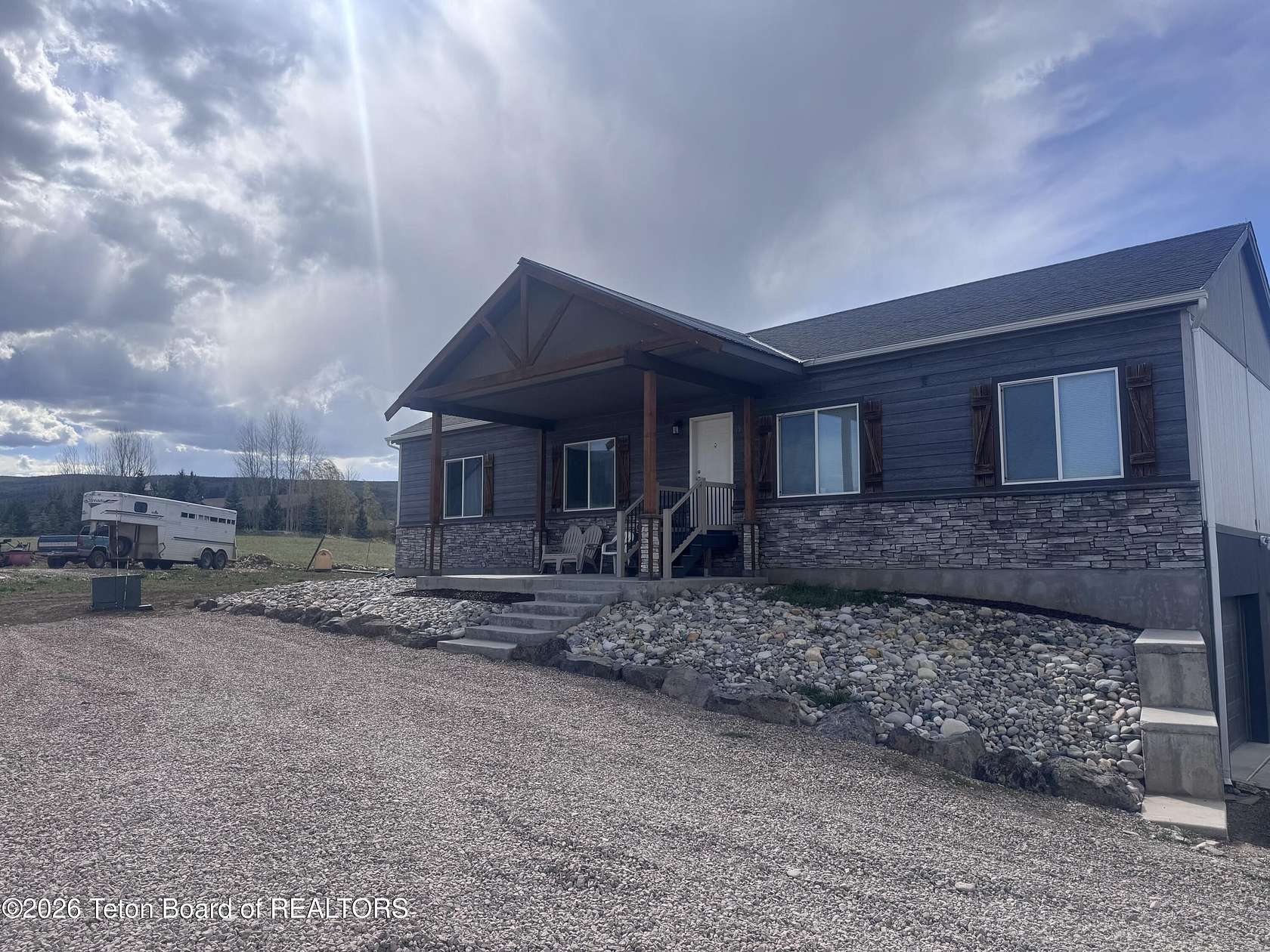 3 Acres of Land with Home for Sale in Auburn, Wyoming