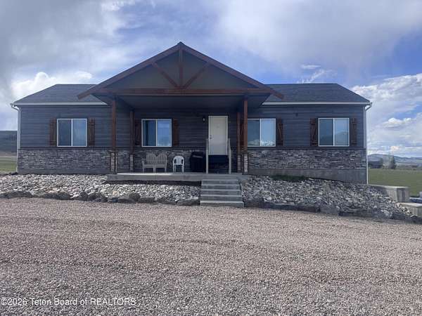 3 Acres of Land with Home for Sale in Auburn, Wyoming