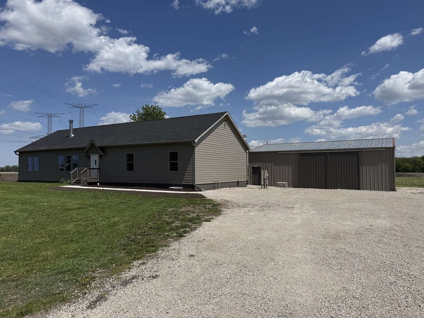 1.5 Acres of Land with Home for Sale in Mazon, Illinois