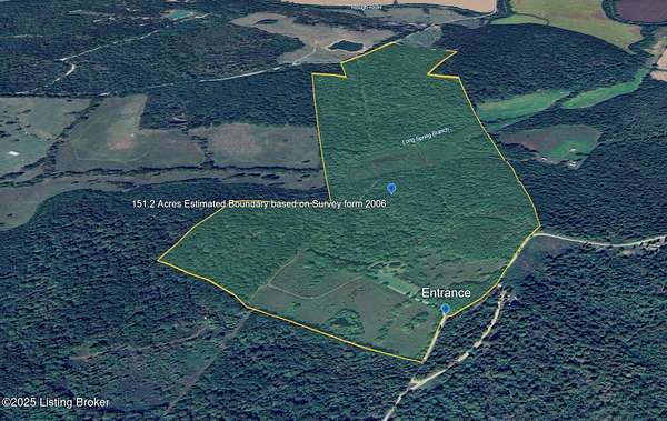 151 Acres of Land for Sale in Olaton, Kentucky