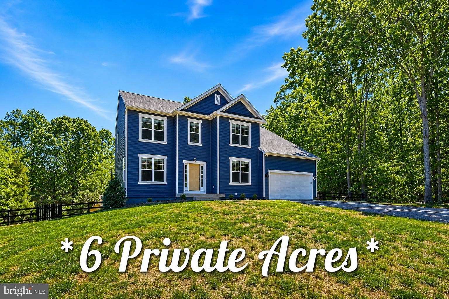 6 Acres of Land with Home for Sale in Fredericksburg, Virginia