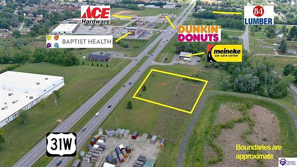 0.96 Acres of Commercial Land for Sale in Radcliff, Kentucky