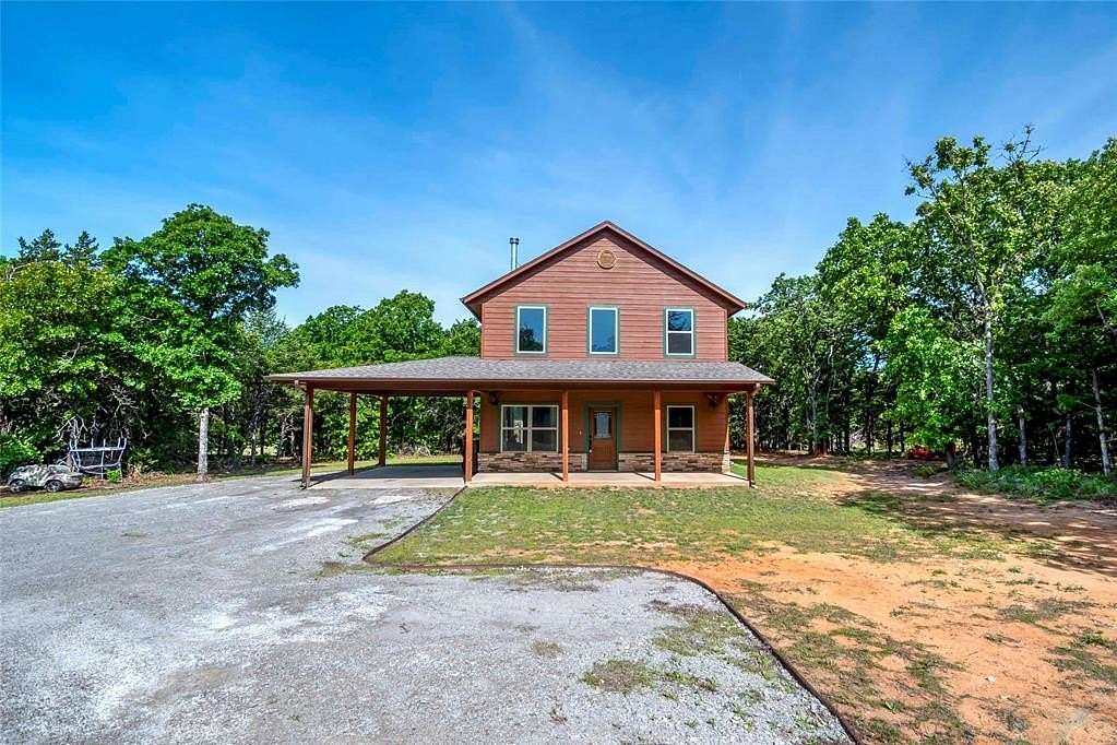5.62 Acres of Land with Home for Sale in Tryon, Oklahoma