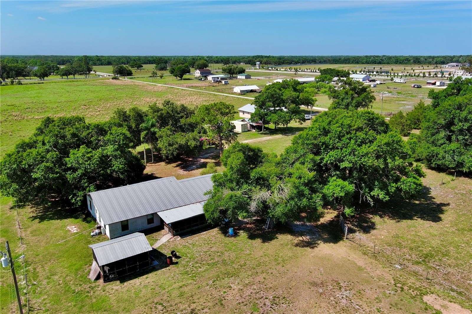 5 Acres of Land with Home for Sale in Parrish, Florida