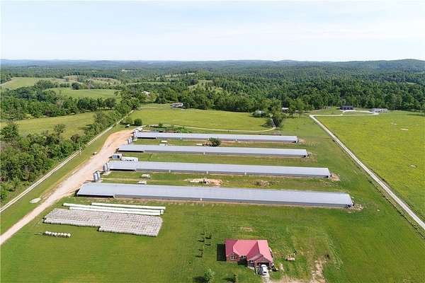 12 Acres of Land with Home for Sale in Rogers, Arkansas