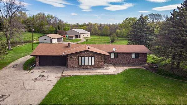 13.5 Acres of Land with Home for Sale in Lakeville, Minnesota