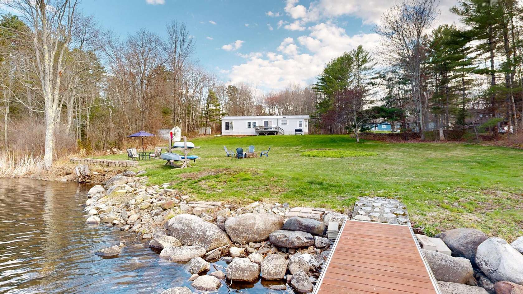 1.5 Acres of Land with Home for Sale in Winthrop, Maine