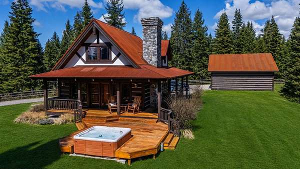 22 Acres of Recreational Land with Home for Sale in Kalispell, Montana