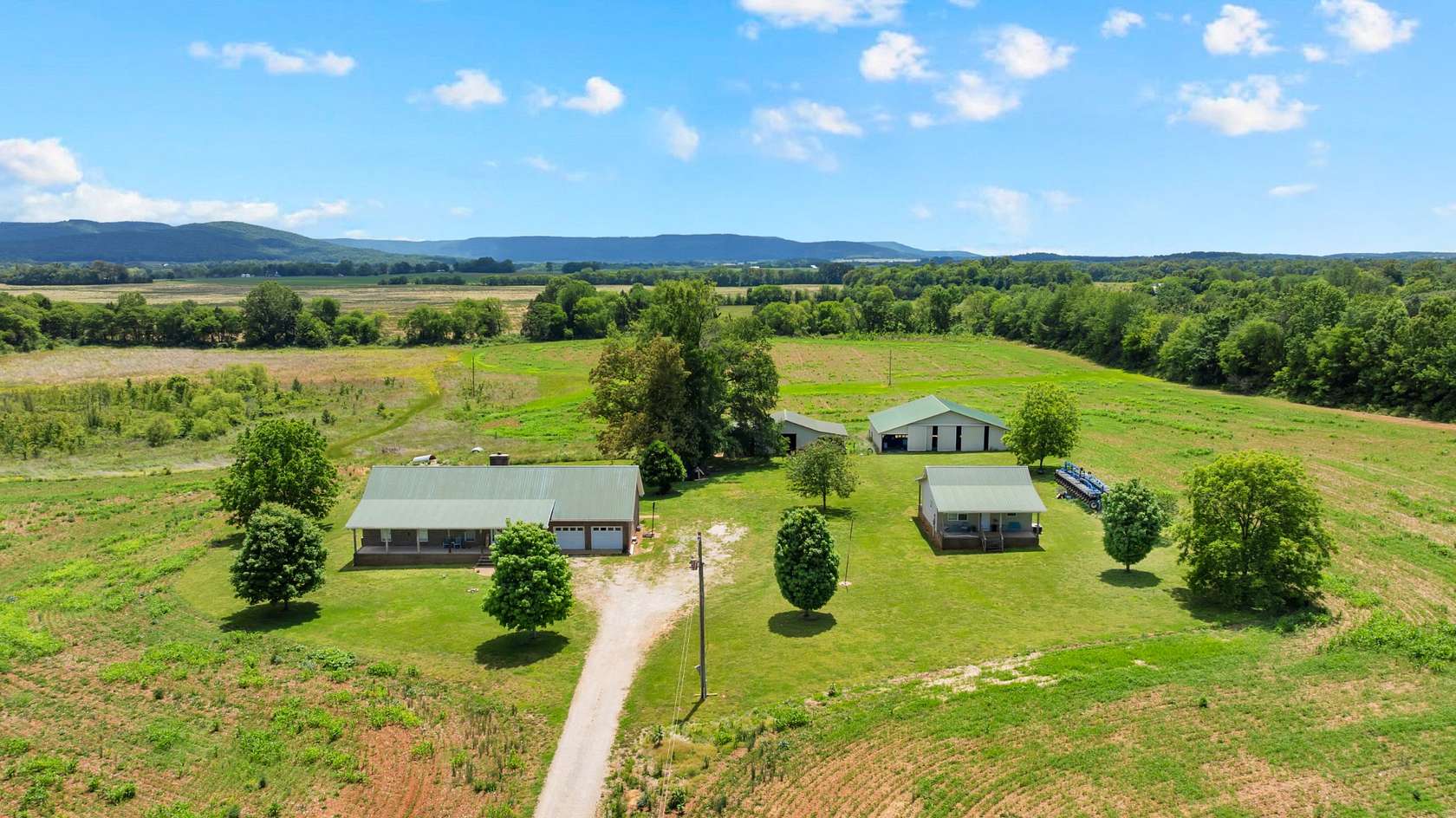57.3 Acres of Agricultural Land with Home for Sale in Morrison, Tennessee