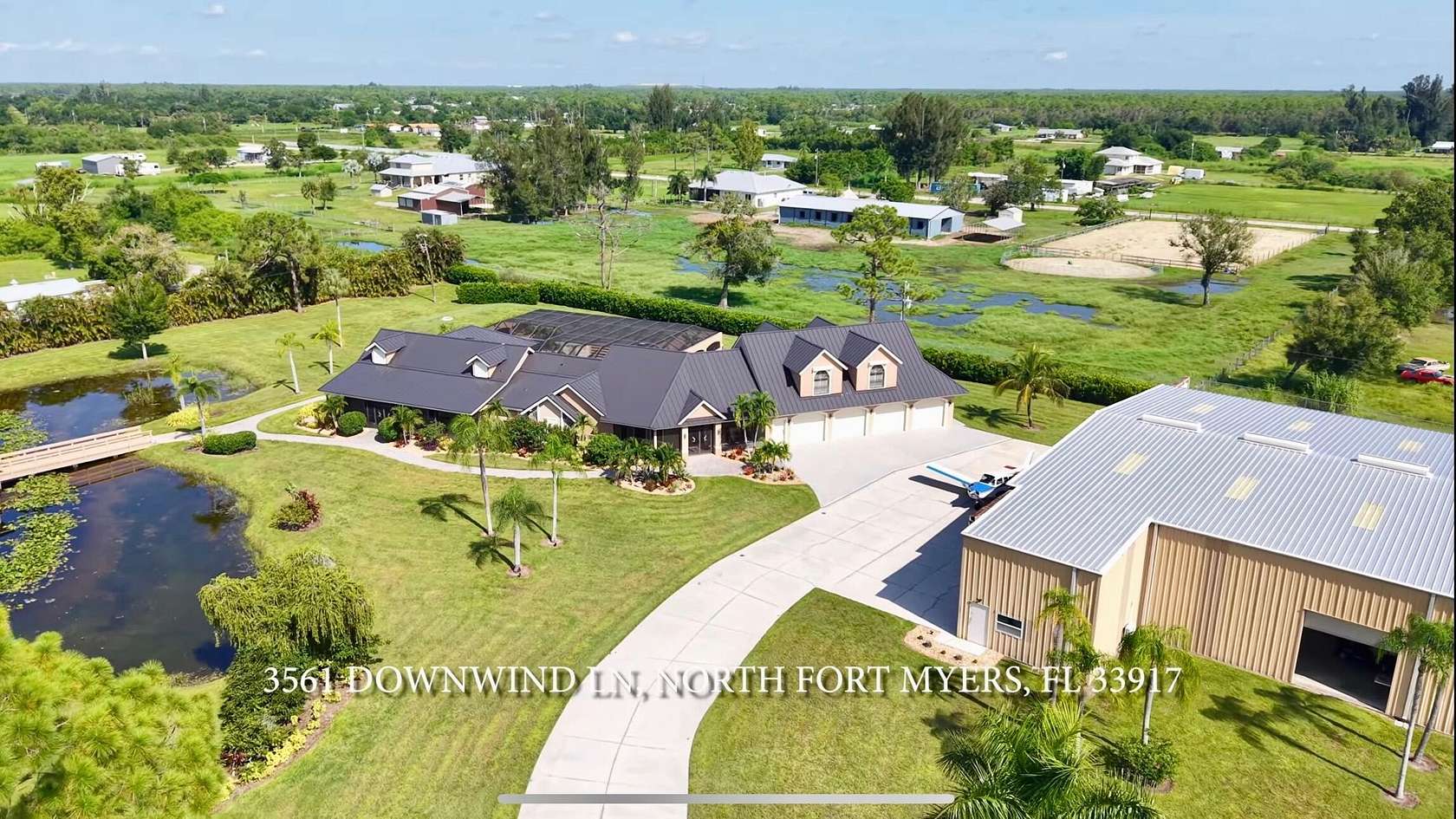 3 Acres of Land with Home for Sale in North Fort Myers, Florida