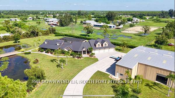 3 Acres of Land with Home for Sale in North Fort Myers, Florida