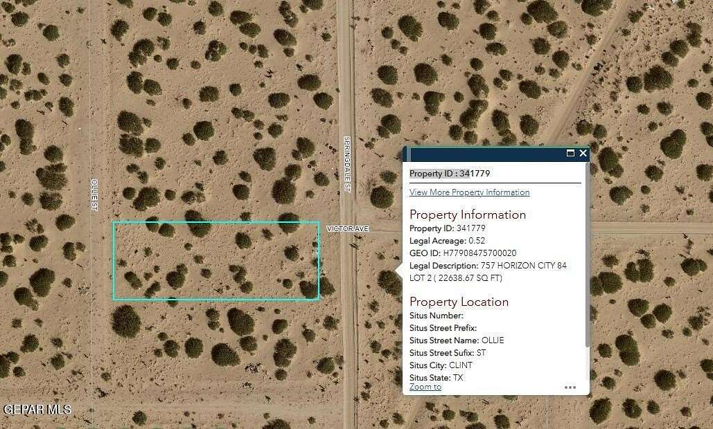 0.52 Acres of Land for Sale in Clint, Texas