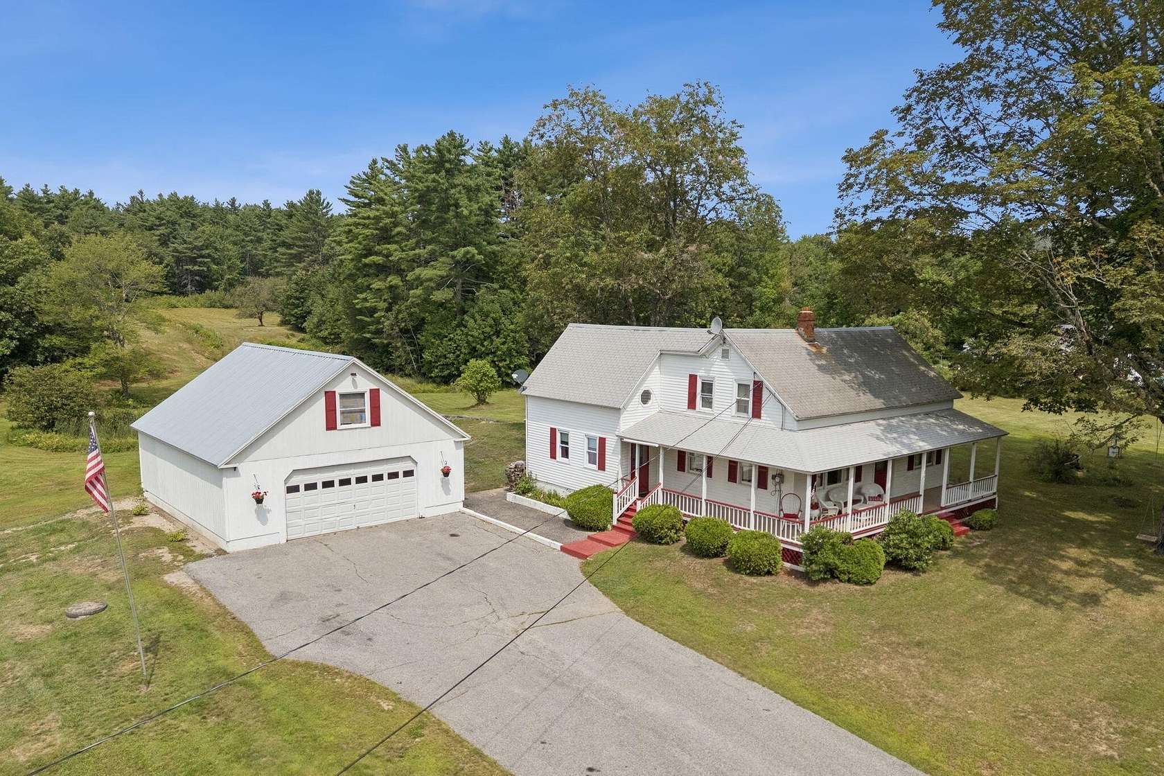 5.58 Acres of Land with Home for Sale in Hiram, Maine