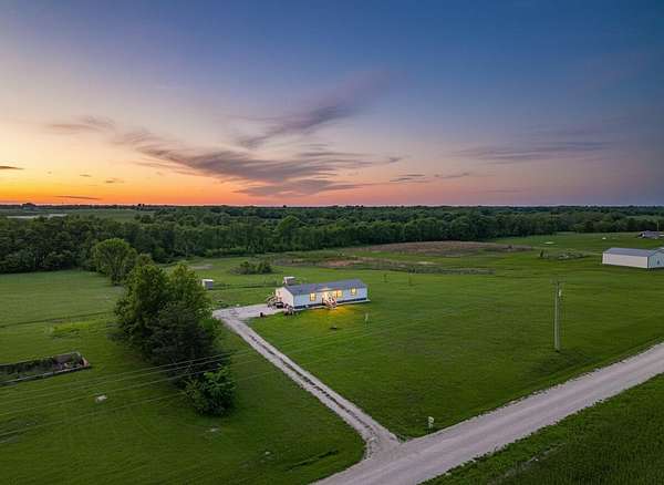 8 Acres of Land with Home for Sale in Huntsville, Missouri