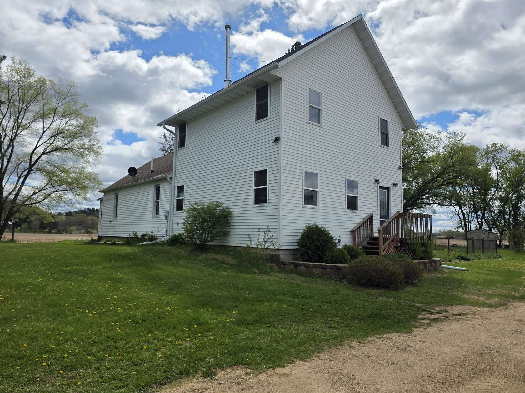 3 Acres of Land with Home for Sale in New Lisbon, Wisconsin