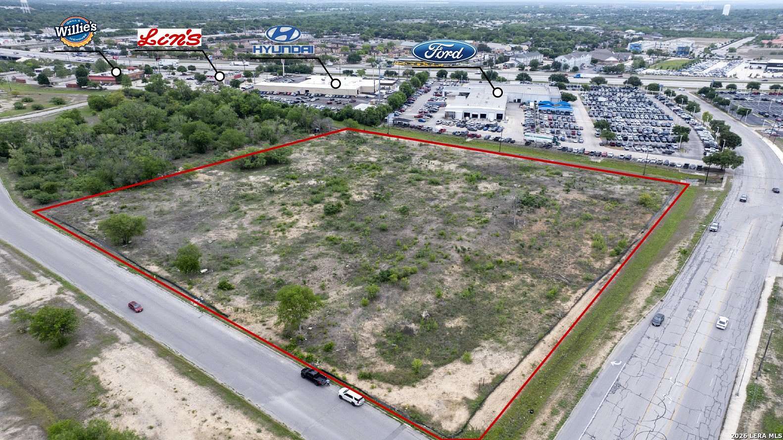 7.69 Acres of Commercial Land for Sale in San Antonio, Texas