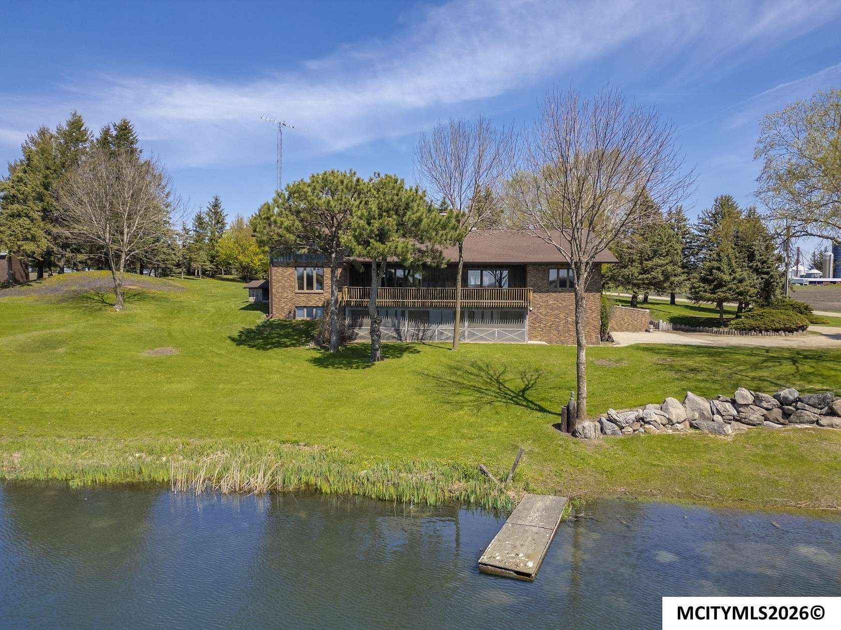 15.9 Acres of Land with Home for Sale in Clear Lake, Iowa