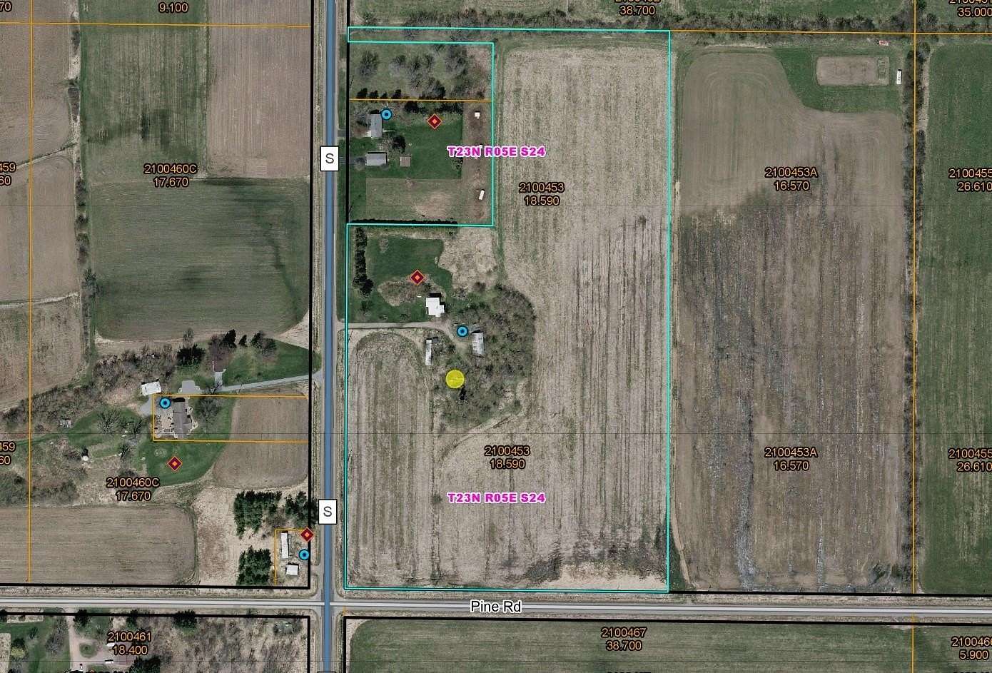 18.6 Acres of Land for Sale in Rudolph, Wisconsin