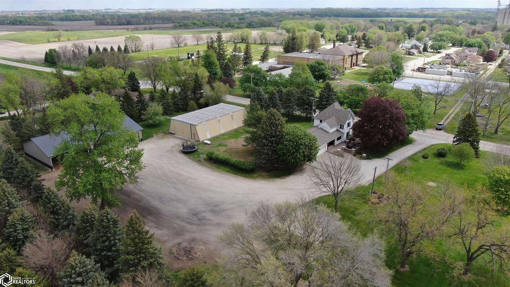 4.4 Acres of Land with Home for Sale in Dows, Iowa