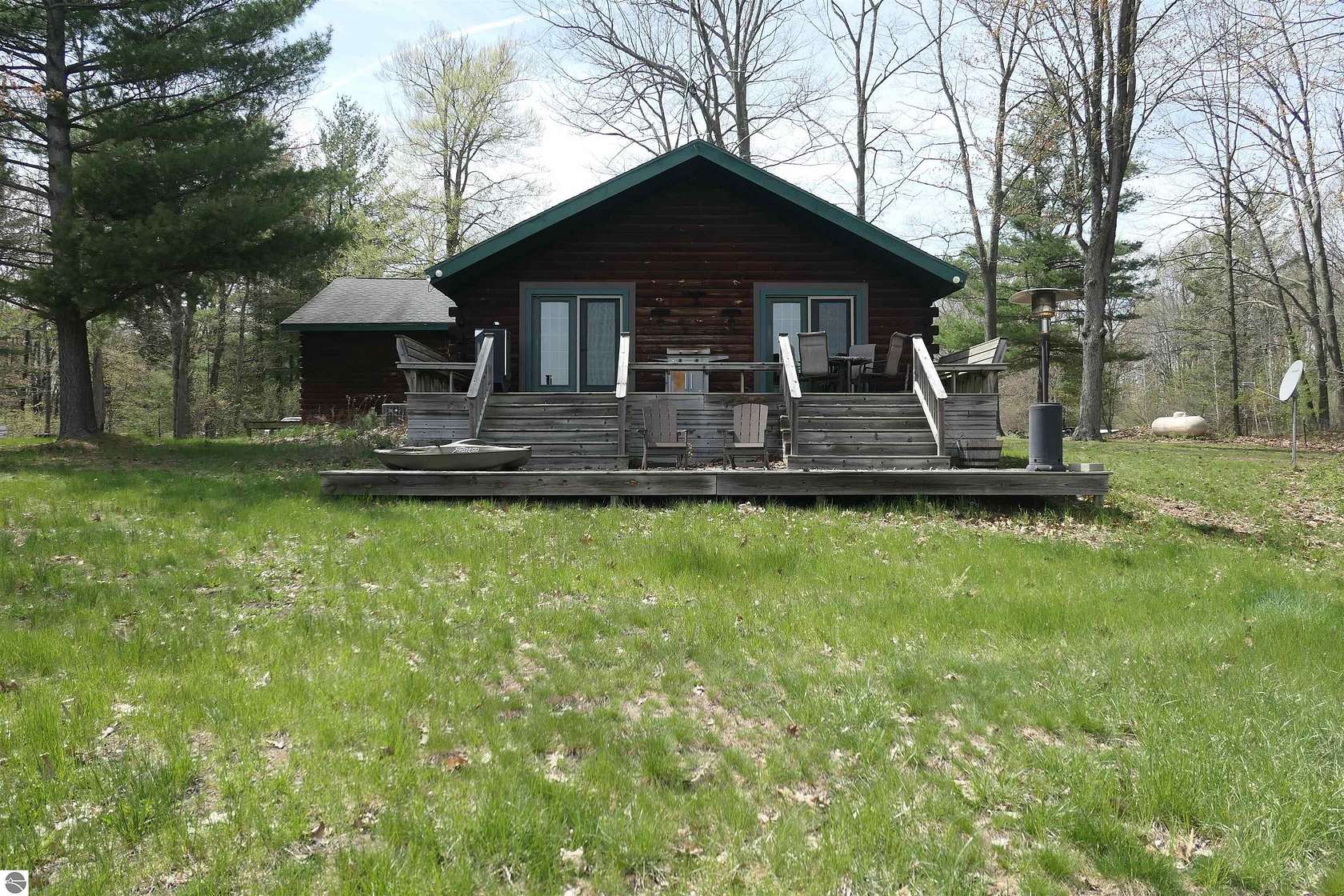 15 Acres of Recreational Land with Home for Sale in Remus, Michigan