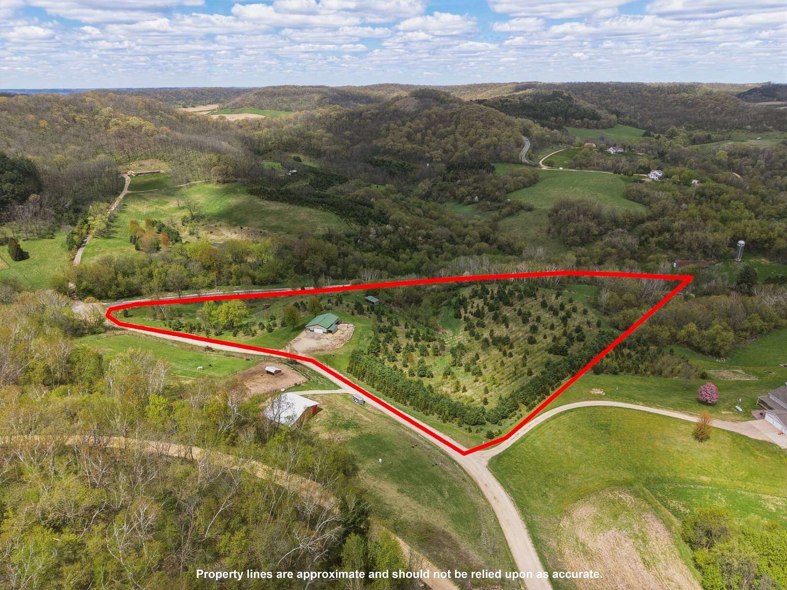 12 Acres of Recreational Land with Home for Sale in Arcadia, Wisconsin